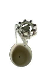 Set Of 3 Vintage Metal Plant Pots With Tap Handles Shabby Chic Garden Decor12