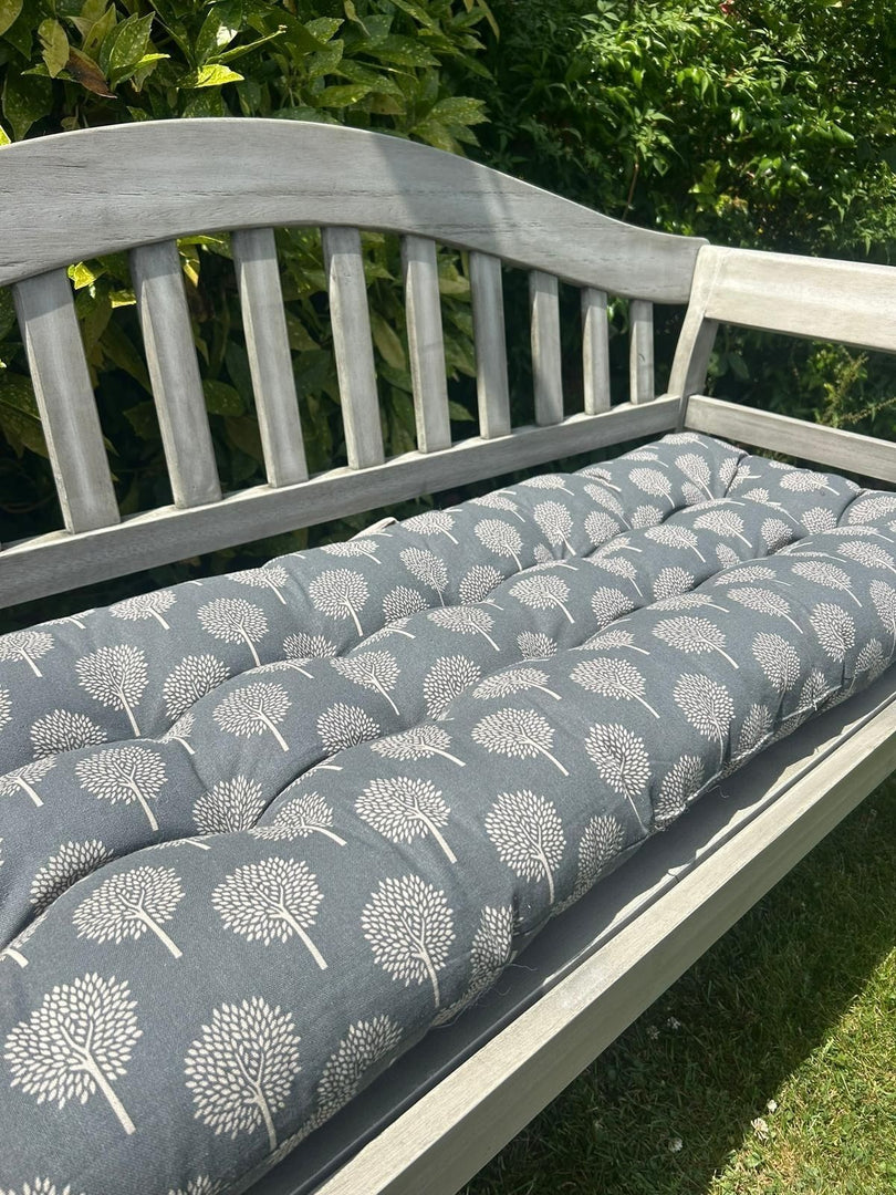 Queen Classic Grey Eucalyptus Wood Wooden Garden Bench 2/3 Seat Indoor Outdoor8