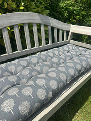 Queen Classic Grey Eucalyptus Wood Wooden Garden Bench 2/3 Seat Indoor Outdoor8