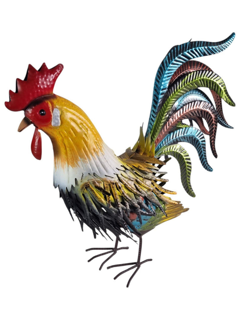 Decorative Cockerel Bird Animal Countryside Metal Garden Giftware Ornament6
