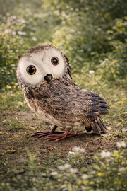 Metal Owl Garden Ornament Decorative Outdoor Owl Statue Sculpture Patio Lawn12