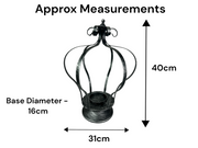 Crown Tea Light Candle Holder Metal Decor Decoration Gift Antique Silver Home1