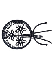 2 Tier Trike Pot Holder Metal Garden Flowers Plant Display Planter in Black21
