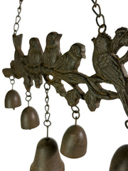 5 Birds Hanging Windchime Bird Chime Garden Gift Decor Decoration Bells Chain8