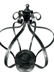 Crown Tea Light Candle Holder Metal Decor Decoration Gift Antique Silver Home7