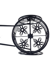 2 Tier Trike Pot Holder Metal Garden Flowers Plant Display Planter in Black23