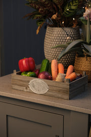 Heritage Set of 3 Wooden Nesting Storage Crates Rustic Grey Vintage Style Box4