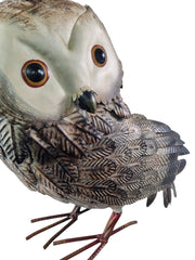 Metal Owl Garden Ornament Decorative Outdoor Owl Statue Sculpture Patio Lawn16