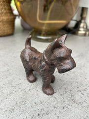 Cast Iron Rustic Scottie Dog Decor Ornament Home Gift Garden Decorative Vintage3
