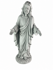 Standing Jesus Christ Or Virgin Mary Detailed Garden Statue Religious Ornament