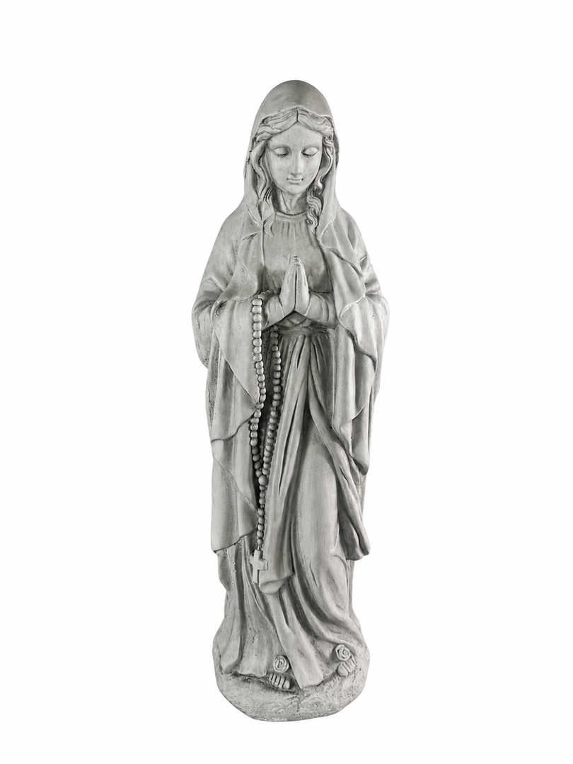 Standing Jesus Christ Or Virgin Mary Detailed Garden Statue Religious Ornament