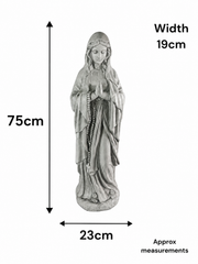 Standing Jesus Christ Or Virgin Mary Detailed Garden Statue Religious Ornament
