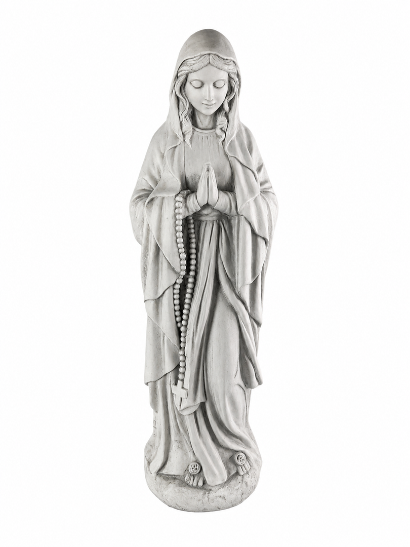 Standing Jesus Christ Or Virgin Mary Detailed Garden Statue Religious Ornament