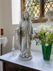 Standing Jesus Christ Or Virgin Mary Detailed Garden Statue Religious Ornament