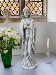 Standing Jesus Christ Or Virgin Mary Detailed Garden Statue Religious Ornament