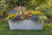 105cm XXL Large Zinc Trough Planter Trough Garden Flowers Plants