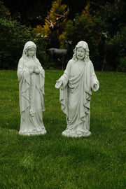 Standing Jesus Christ Or Virgin Mary Detailed Garden Statue Religious Ornament