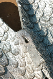 Wall Art Hanging Angel Wings Silver Home Garden Decor Decoration Gift