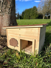 Wooden Hedgehog House Home Garden Animal Shelter