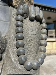 Extra large Stone Effect Sitting Buddha Garden Ornament with Solar Light