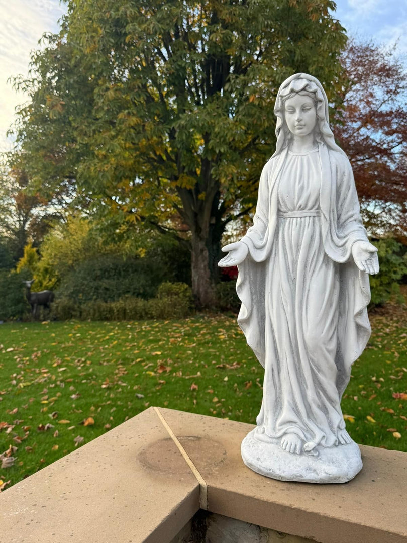 Standing Jesus Christ Or Virgin Mary Detailed Garden Statue Religious Ornament