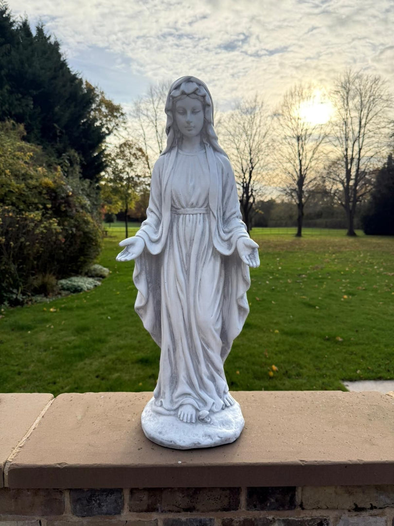 Standing Jesus Christ Or Virgin Mary Detailed Garden Statue Religious Ornament