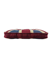 Union Jack UK Box Cushion Seat Pad Kitchen Garden Single Set of 2, 4 or 6 40cm