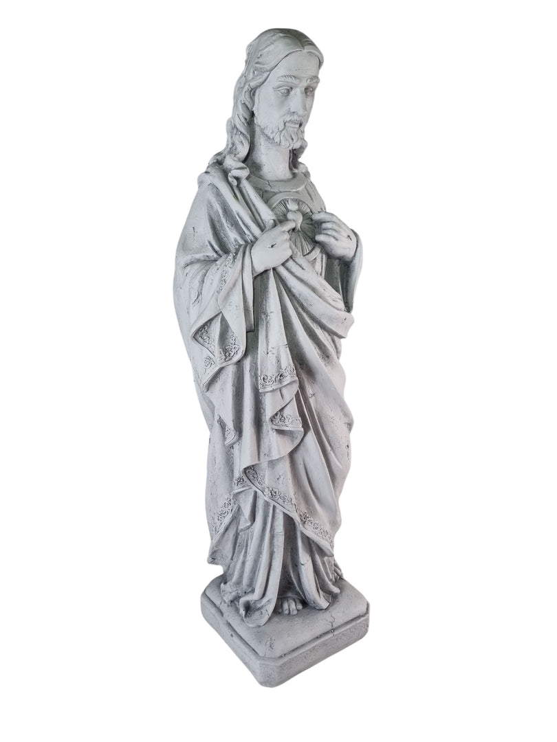 Standing Jesus Christ Or Virgin Mary Detailed Garden Statue Religious Ornament