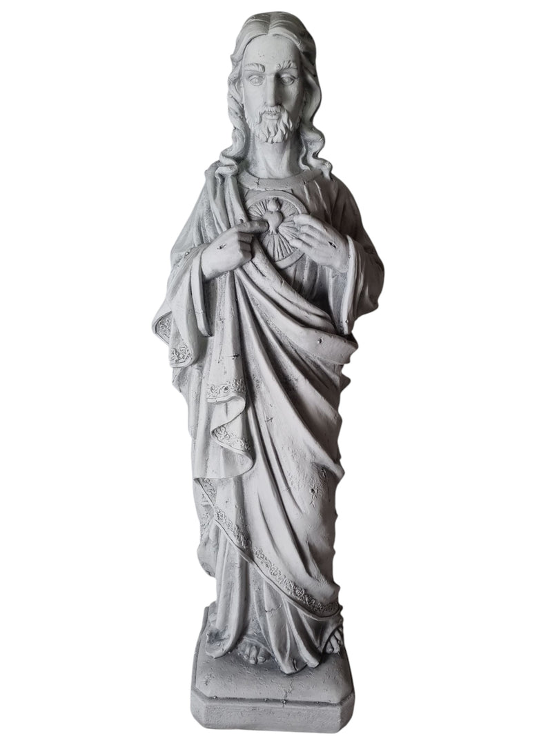 Standing Jesus Christ Or Virgin Mary Detailed Garden Statue Religious Ornament
