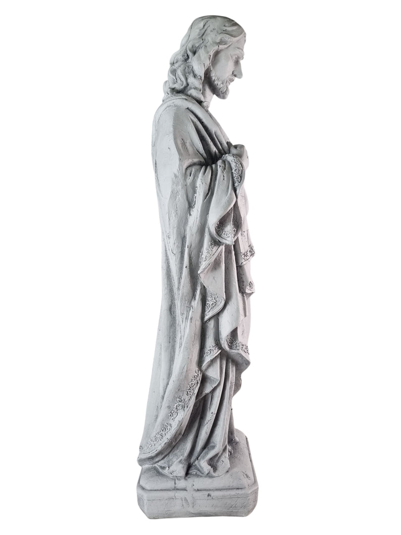 Standing Jesus Christ Or Virgin Mary Detailed Garden Statue Religious Ornament