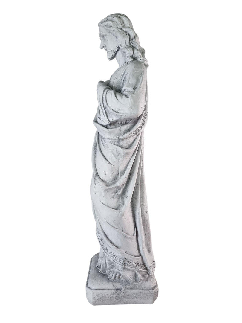 Standing Jesus Christ Or Virgin Mary Detailed Garden Statue Religious Ornament