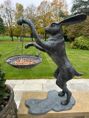 Hanging Classic Bird Bath Water Bowl Seed Nut Feeder Garden Outdoor Decoration