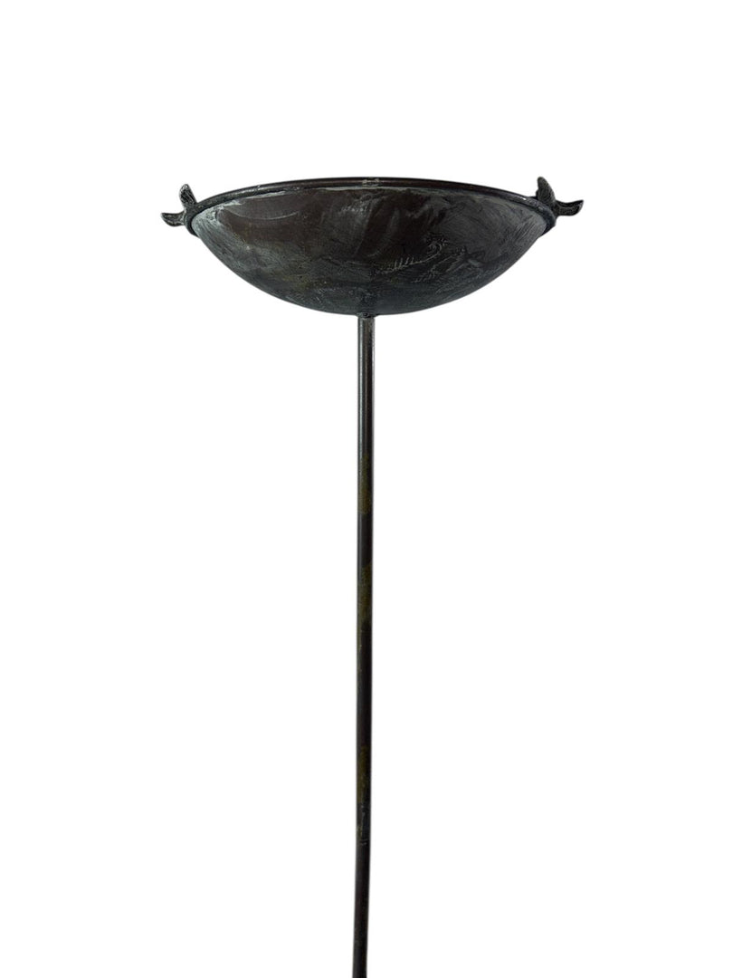Antique Grey Bird Bath Feeder Garden Giftware Decor Decoration