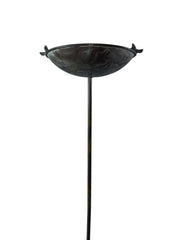 Antique Grey Bird Bath Feeder Garden Giftware Decor Decoration