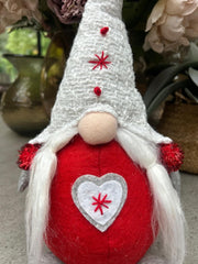 Festive Mr & Mrs Gonk Plush Standing Ornaments Xmas Gift Winter Decorations Red