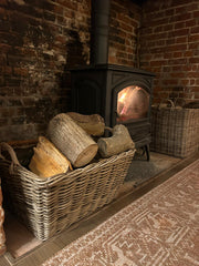 Tapered Kubu Basket Rectangular Storage Log Laundry Toy Hamper Gift Home Kitchen