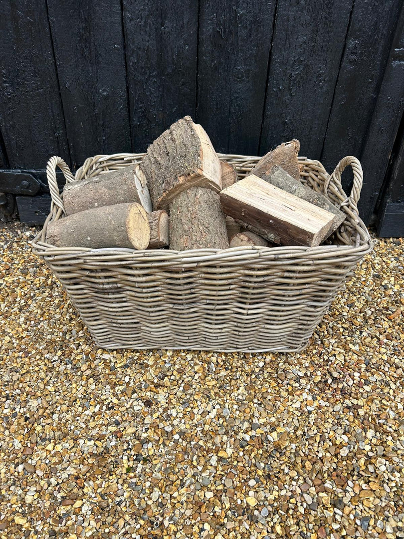 Tapered Kubu Basket Rectangular Storage Log Laundry Toy Hamper Gift Home Kitchen