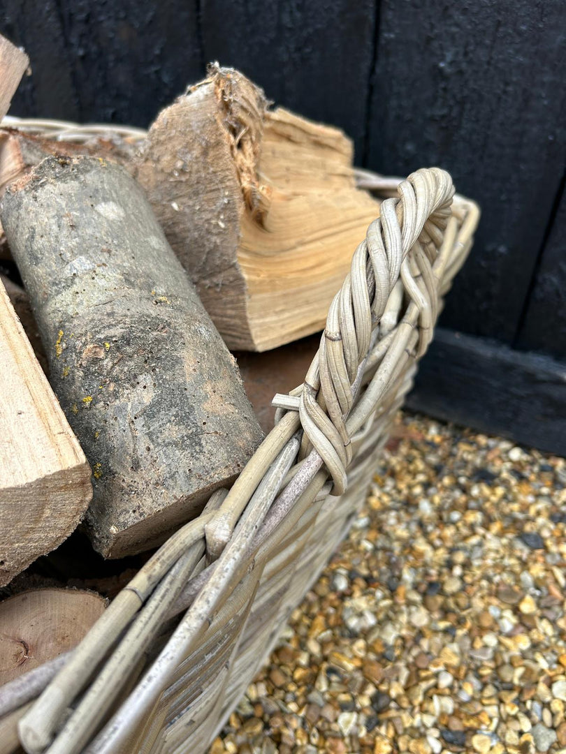 Tapered Kubu Basket Rectangular Storage Log Laundry Toy Hamper Gift Home Kitchen