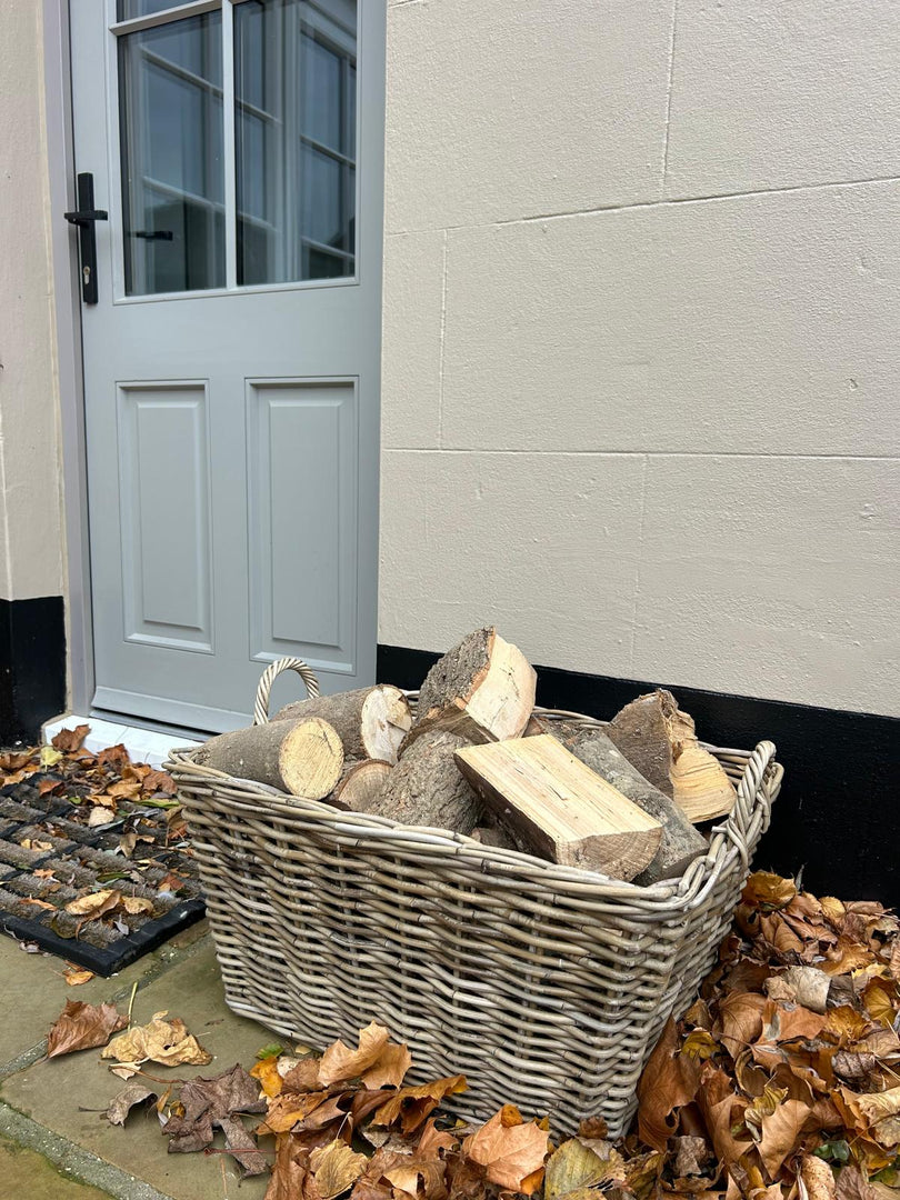 Tapered Kubu Basket Rectangular Storage Log Laundry Toy Hamper Gift Home Kitchen