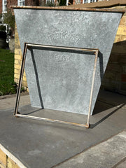Large Zinc Square Planter Garden Flowers Trees Plants Pot
