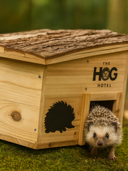Wooden Hedgehog House Home Garden Animal Shelter