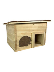 Wooden Hedgehog House Home Garden Animal Shelter