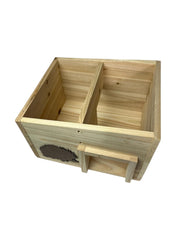 Wooden Hedgehog House Home Garden Animal Shelter