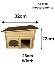 Wooden Hedgehog House Home Garden Animal Shelter