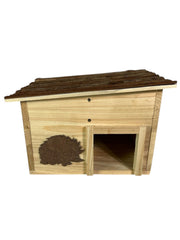 Wooden Hedgehog House Home Garden Animal Shelter