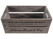Old Spitalfields Market Wooden Rustic Handmade Storage Crates