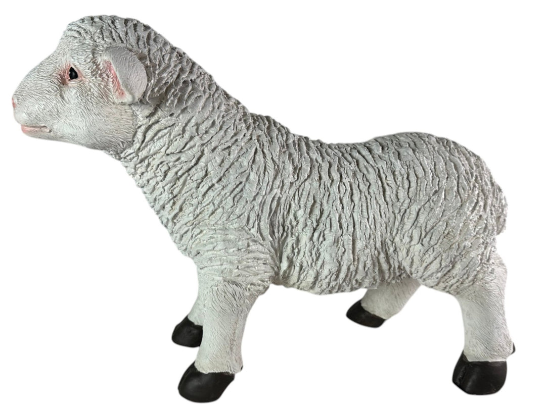 Resin Sheep Ornaments Lamb Ewe Garden Farm Figures Choice Single or Set of 2