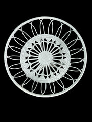 White Plant Pot Flower Stand Decorative Garden Patio Floor Standing House Decor