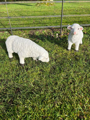 Resin Sheep Ornaments Lamb Ewe Garden Farm Figures Choice Single or Set of 2