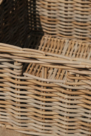 Extra Large Kubu Rectangular Storage Basket Home Tidy Toys Wicker Organiser XXL